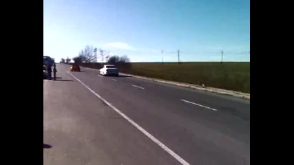 Fiat Barchetta 1.8i vs Bmw E60 525d part 2