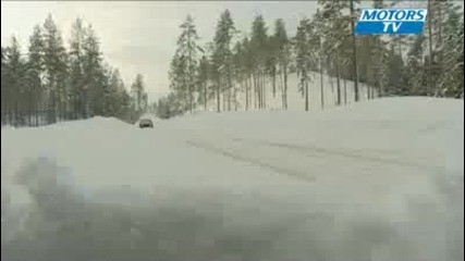 Kimi Raikkonen test for Sweden Rally 2010 