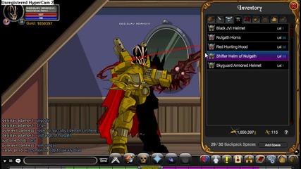 Aqworlds My items