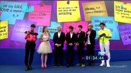(hd) Super Junior - Blue Carpet ~ Mnet 20's Choice (28.06.2012)