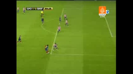 21.09 Спортинг Хихон - Барселона 1:6 Лео Меси гол