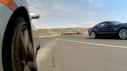 Godzilla Battles Super Snake! - Nissan Gtr Vs Shelby Gt500 Super Snake Drag Race 
