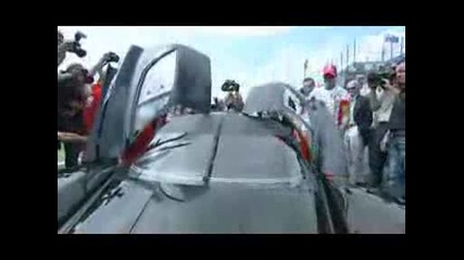Шумахер вози Зидан на Ferrari Fxx
