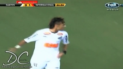 Блестящ Неймар! Сантос 3 - 1 Интернационале