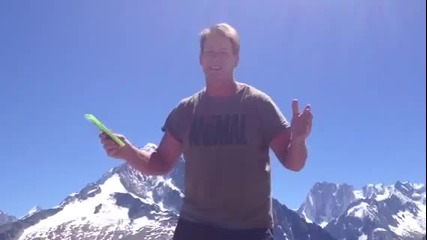 Jbl announces his inclusion in Wwe 2k14 from atop Mont Blanc (official)