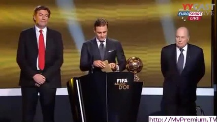 Лионел Меси носител на златната топка за 2012