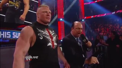 Shawn Michaels прогнозира, че Triple H ще победи Brock Lesnar на Кечмания 29 * Raw, Април 1, 2013г.