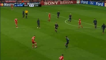 Байерн Мюнхен - Олимпик Лион 1 - 0 Шампионска Лига Полуфинал 2010 