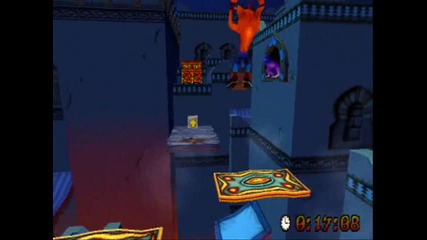 Crash Bandicoot 3 - Level 23 Flaming Passion - Platinum Relic 