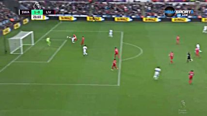 Суонси Сити - Ливърпул 1:0 /първо полувреме/