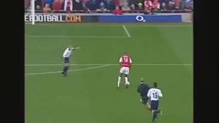 Thierry Henry fantastic goal vs Tottenham Hotspurs