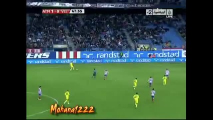 Atletico Madrid vs Villarreal 1 - 2 