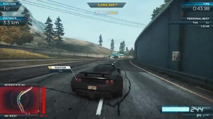 Need For Speed Most Wanted 2012 - Hennessey Venom G Т Spyder - Trail Blazer