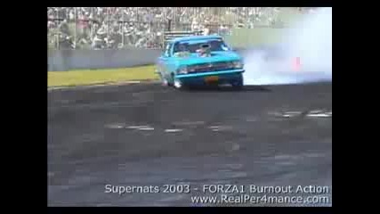 Gaz 24 V8 burnout!!!!