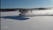 Снежен дрифт на самолет