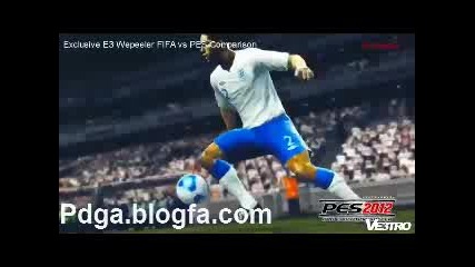 Fifa 12 vs Pes 2012 сравнение hd