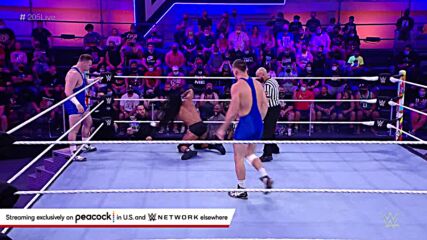 The Creed Brothers vs. Demetri Jackson & Andrew Lockhart: WWE 205 Live, Oct. 8, 2021
