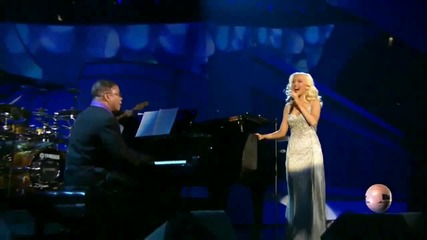 Christina Aguilera and Herbie Hancock - Song for you (live) - High Quality