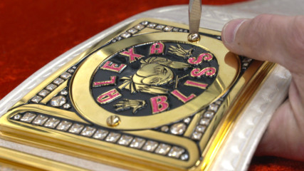 Alexa Bliss' custom plates are added to the Raw Women's Championship: WWE.com Exclusive, May 1, 2017