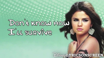 Selena Gomez & The Scene - A Year Without Rain (lyrics Video) Hd