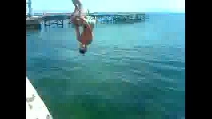 pomorie triking double front flip
