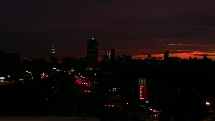 Time Lapse Sunset in Sunnyside of Queens, August 18, 2010 (19:35 - 20:30) 