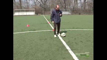 Soccer Drills Roll Scissor Dribbling Move