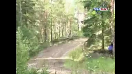 Kimi Raikkonen Crash Wrc Rally Finland 2009