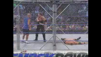 Brock Lesnar vs Vince Mcmahon Steel Cage Match
