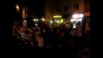 Deutschland vs Turkei Humba in Essen Frohnhausen