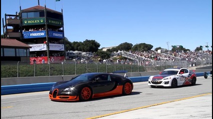 Bugatti Veyron Super Sport at Laguna Seca 
