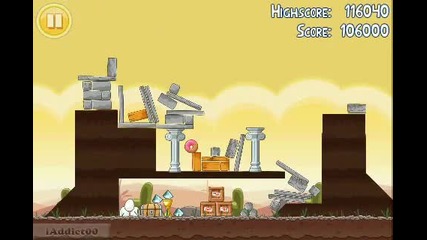 Angry Birds (level 3-21) 3 Stars