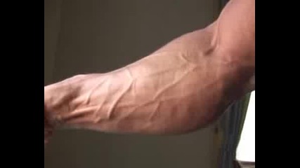 Bodybuilder Tamer El Shahat Poses Biceps