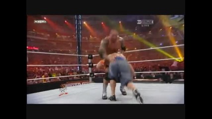 John Cena Stf On Batista Wrestling Mania 26