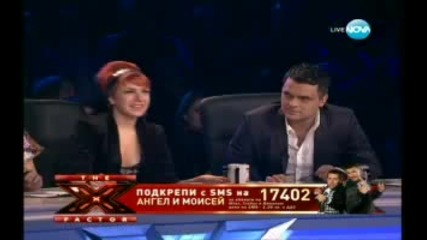 Ангел и Моисей - Черно море X- Factor .. 29.11.2011 Vbox7