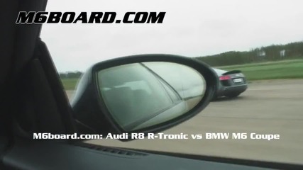 Bmw M6 се гаври с Audi R8