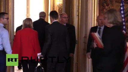 France: Kerry meets with French FM Fabius to discuss joint attacks on IS