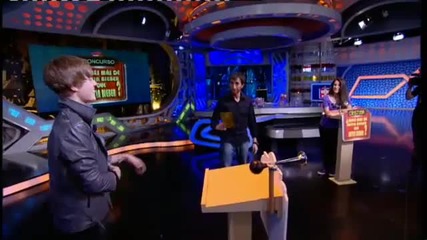 Джъстин Бийбър в предаването El hormiguero 3