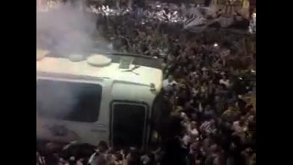 Airport Macedonia 7000 Paok Fans..gavroy Moyniaaaa 