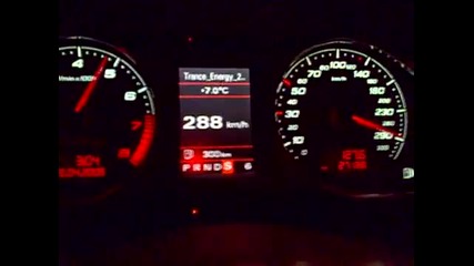 Audi Rs6 вдига 300km/h