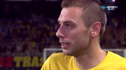 Голмайсторът Балтанов след успеха над Бейтар