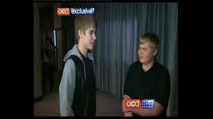 Justin Bieber Meets Casey Heynes (bully Hero) - Tv Interview