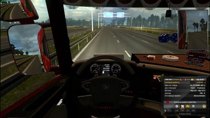 Euro Truck Simulator 2 Scania stremline 210 km 85 tona