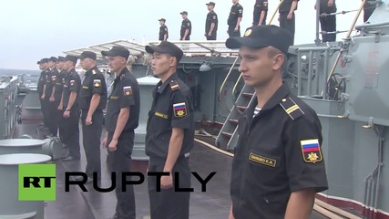 Russia: Naval parade marks end of Russian-Chinese 'Joint Sea' drills
