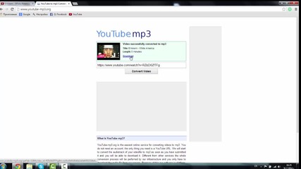 Как да си свалите музика от Youtube в Mp3 формат, бързо и лесно.