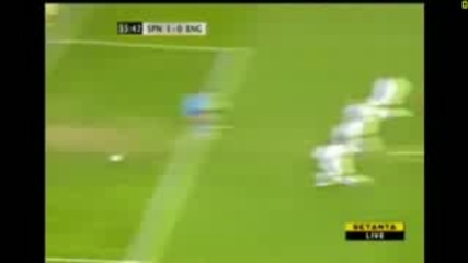 Spain Vs England 2:0 : Villa, Llorente