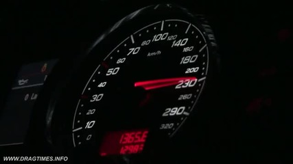 Dragtimes.info Audi Rs6 Evotech 0 - 300 km h 