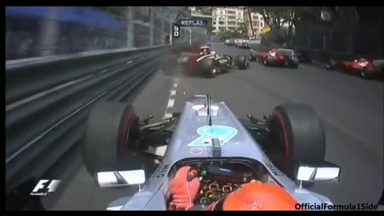 Formula 1 - Monaco 2012 - Schumacher's Start - Onboard