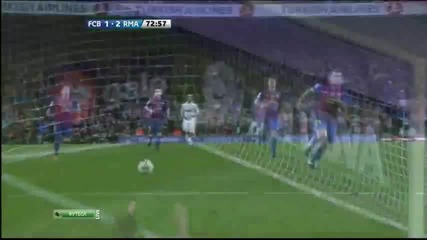 Роналдо вкарва победният гол за Реал Мадрид Barcelona 1 - 2 Real Madrid