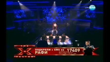 X Factor Bulgaria Рафи 22.11.2011